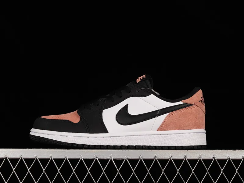 All categories Air Jordan Jordan series basketball shoes Air Jordan 1 Low Air Jordan 1 Low OG "Bleached Coral" AJ1 Joe 1 black powder cultural basketball shoes CZ0790-061